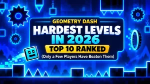 Hardest Geometry Dash levels in 2026 ranked in a top 10 list